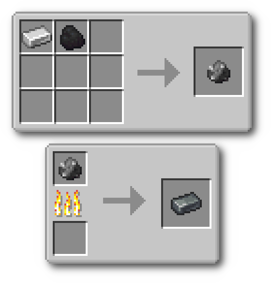 Crafting recipe for Steel Amalgam