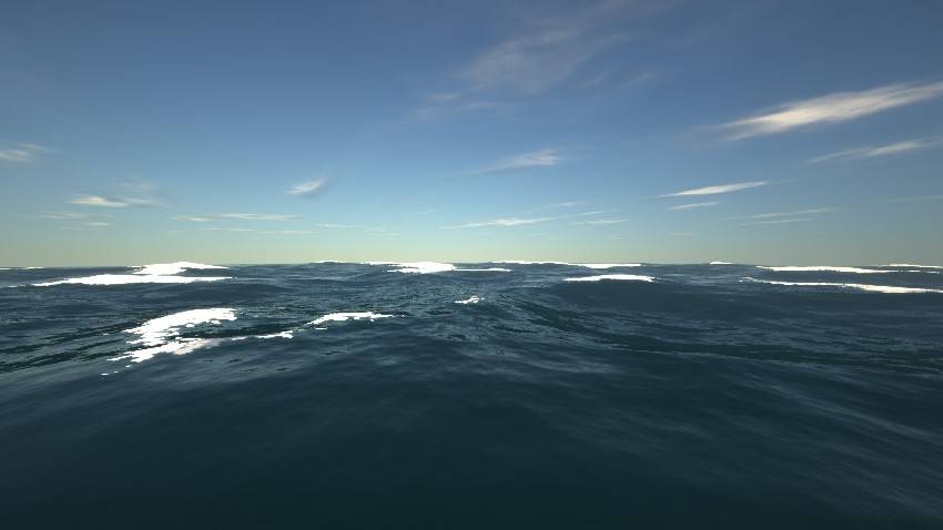 Infinite ocean