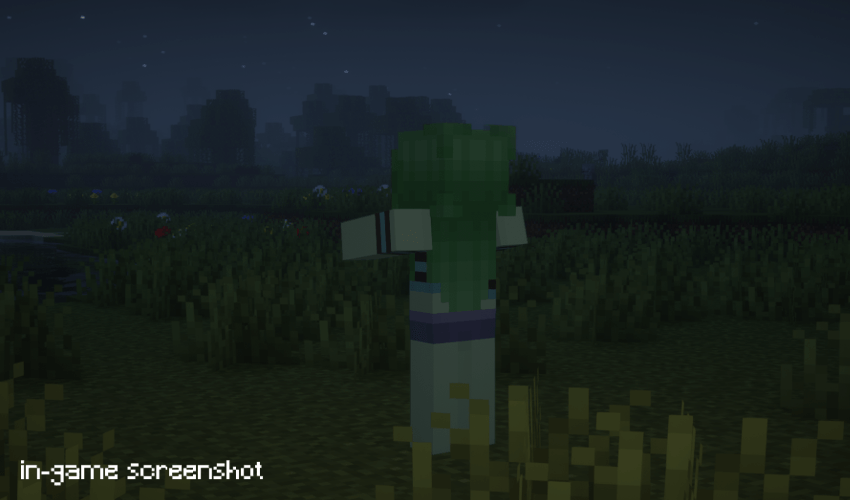 the back of the zombie texture