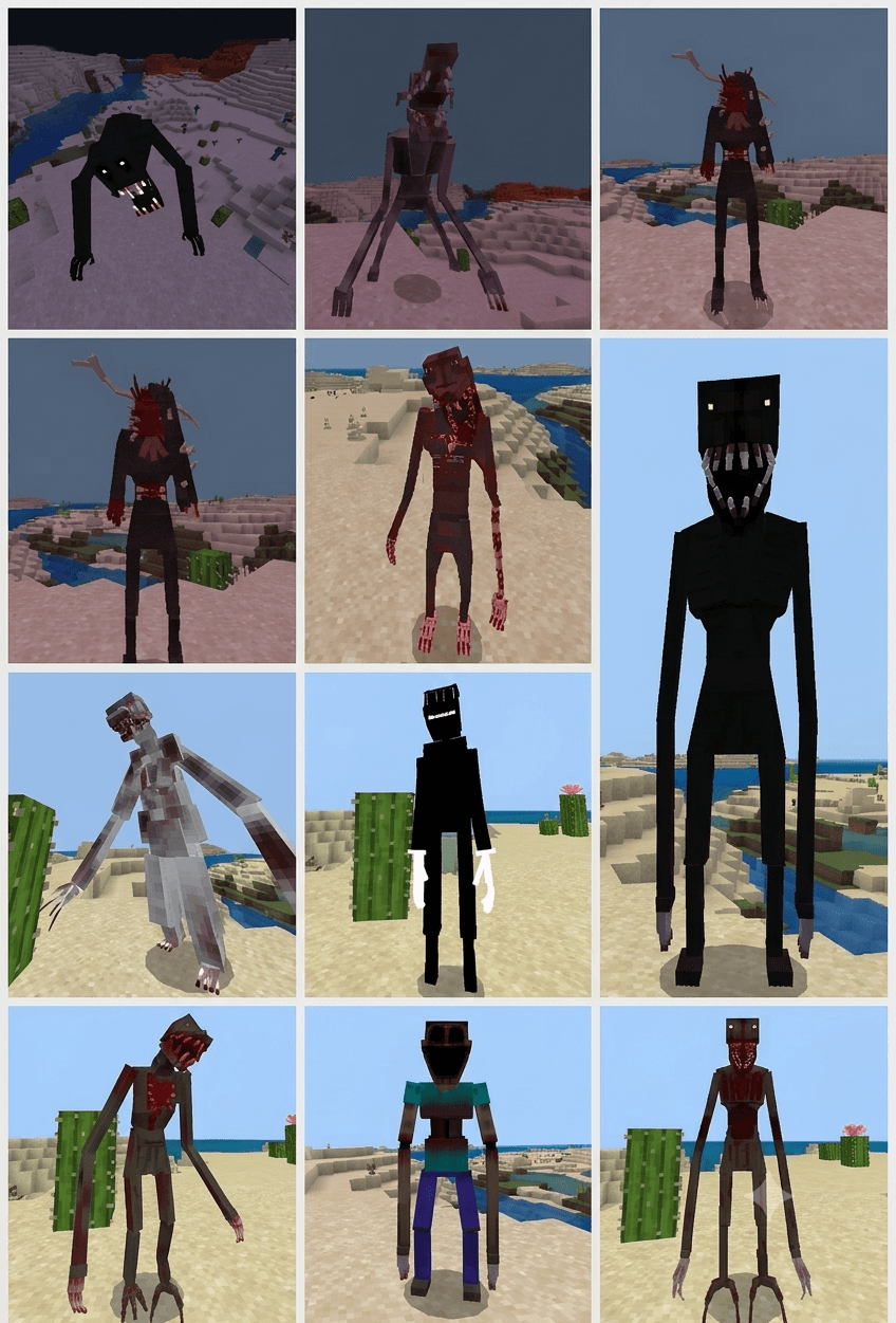 All The Monsters In Horror Craft