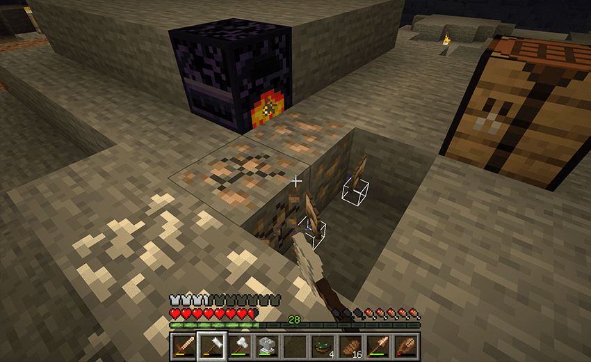 Ore veins