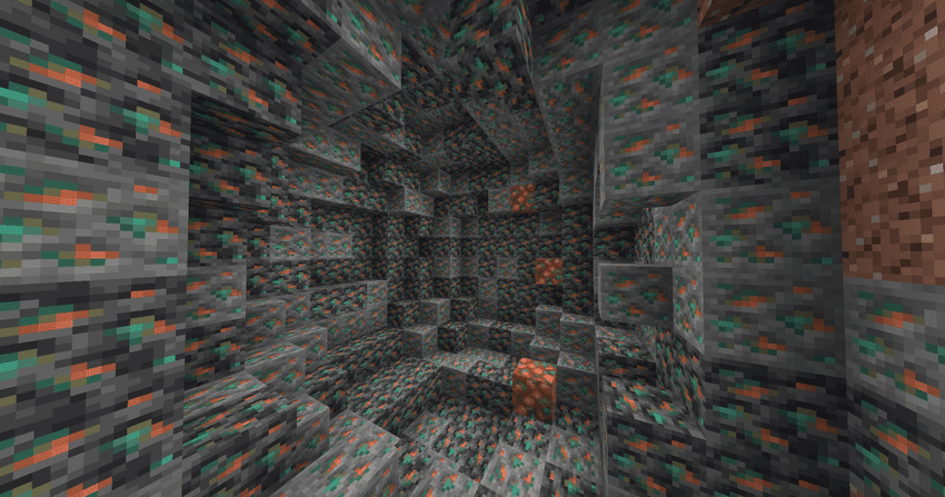 Пример скопления руд