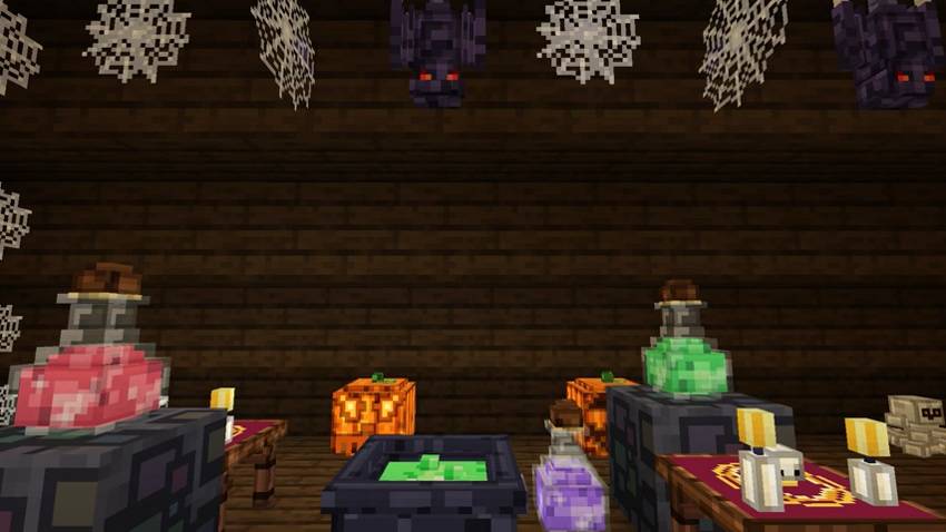 Redstone Note Block Recipe Halloween Decoration Addon - Minecraft Bedrock Addons - CurseForge
