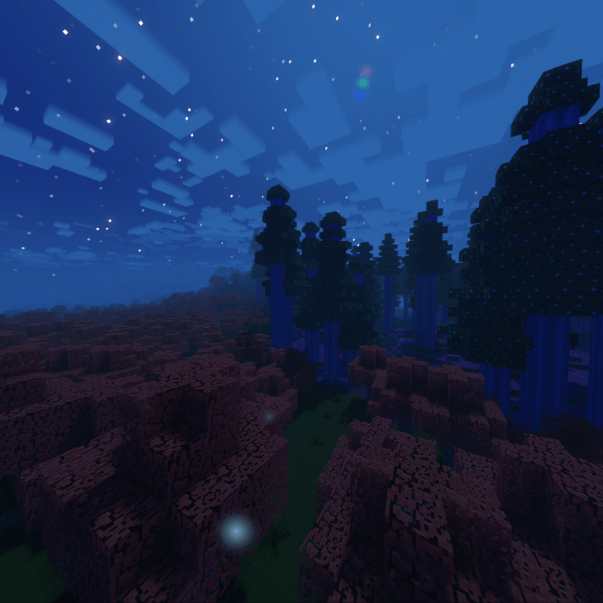 Toxic and Rainbow biome with superdupervanilla shader
