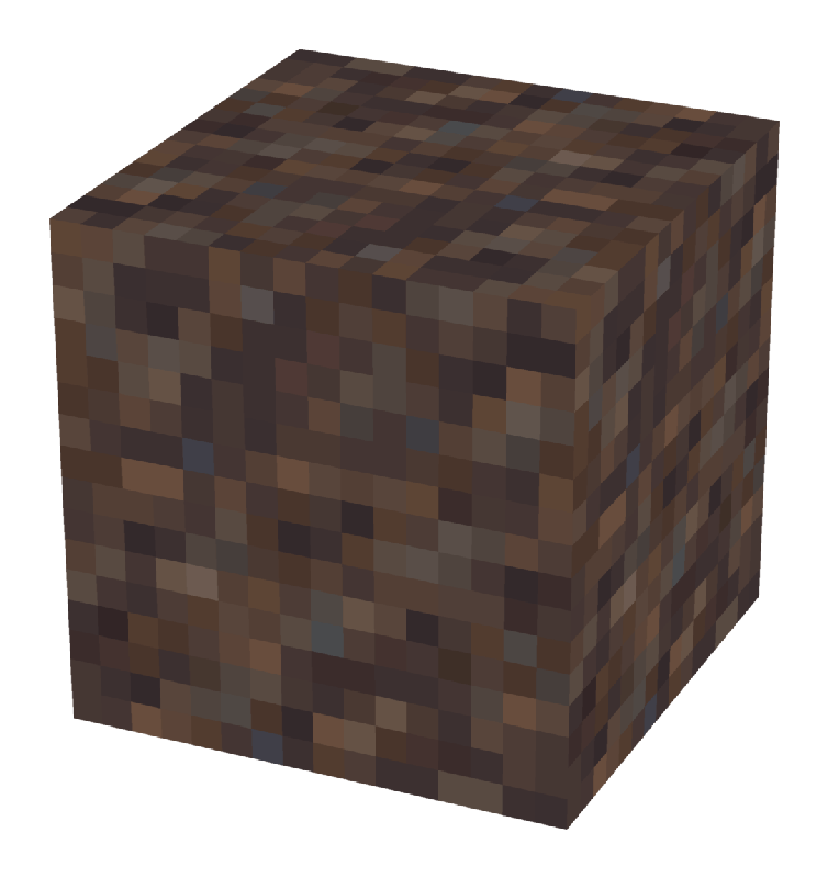 wet dirt block