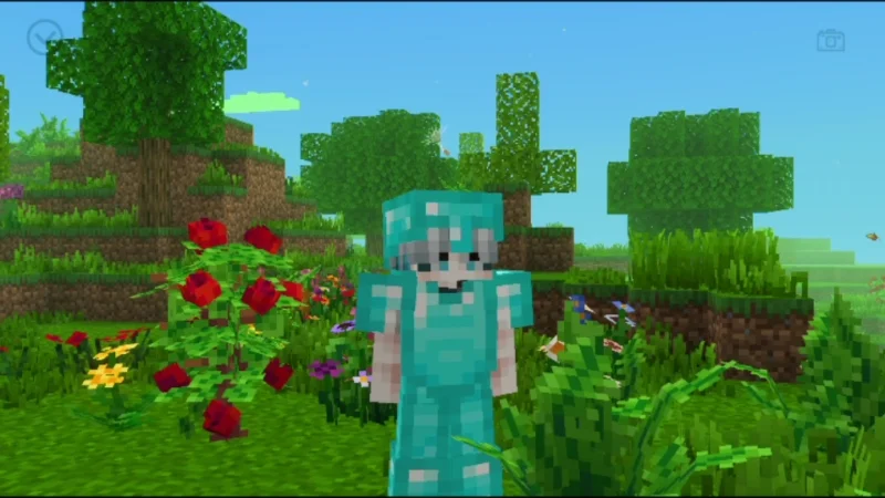 Simple Shine Armor : Reborn — Minecraft Bedrock texture pack, screenshot 1