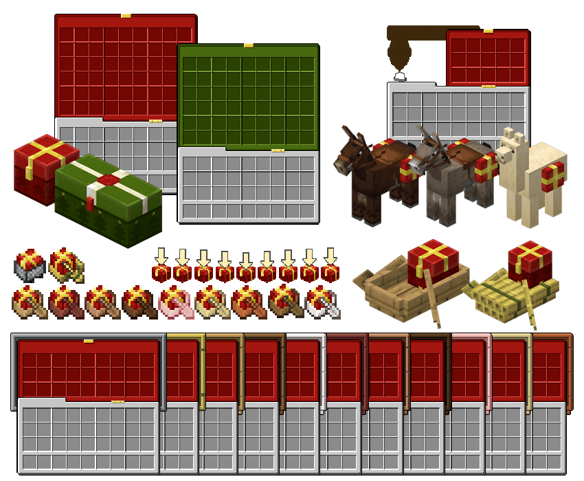 Colourful Container BE: Christmas Chests [Addon] - Minecraft Bedrock ...