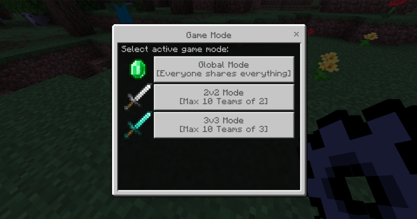 Game Modes (Global, 2v2, 3v3)