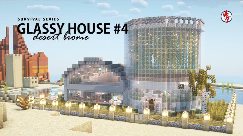 Survival Glassy House #4 (Achievements On) Minecraft Map