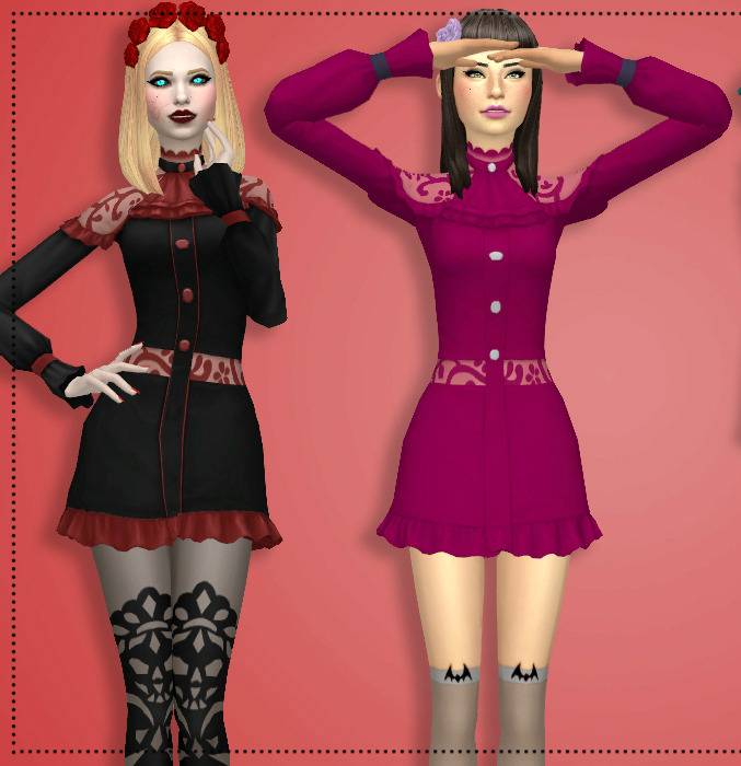 Batsy Dress - The Sims 4 Create a Sim - CurseForge
