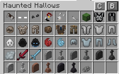 Haunted Hallows Minecraft Mod