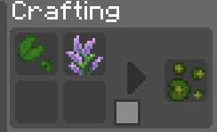Lily Pad + flower = flowering tiny lily pad