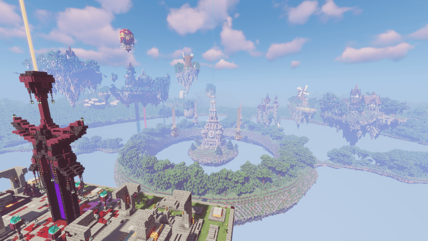 Fantasy SkyIsland Minecraft Map