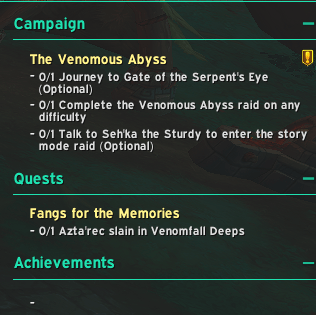 Normal quest log (no detection)