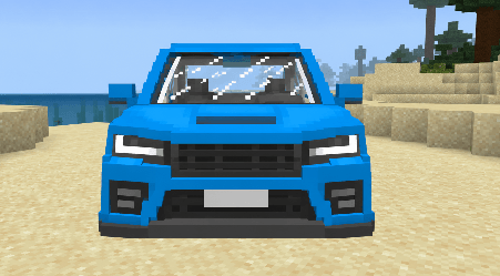 Real vehicle — Minecraft Bedrock addon, screenshot 3
