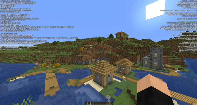 No Shaders Village Benchmark