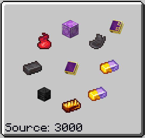 The recipe for a tier two spellbook (uses the enchanting apparatus)
