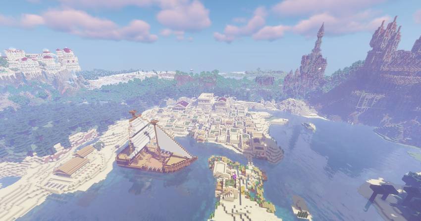 Fantasy Medieval City Minecraft