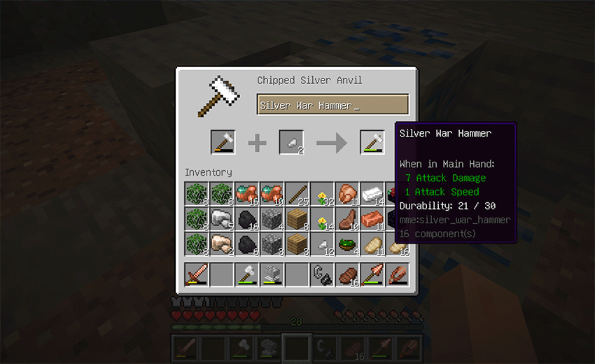 Anvil repair