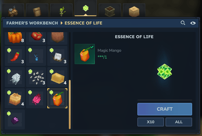 High-Tier Farmer's Workbench