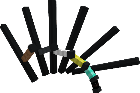 NOTLIVES Axes-Police Batons 1.16+ Minecraft Texture Pack