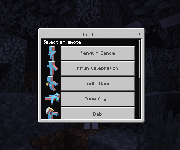 Not enough emotes minecraft bedrock addons curseforge