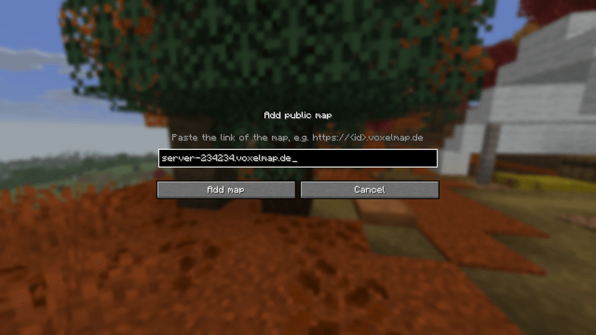Add a public map by link