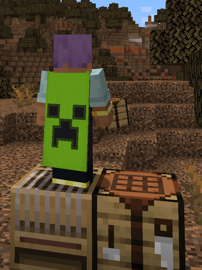 Example of banner cape