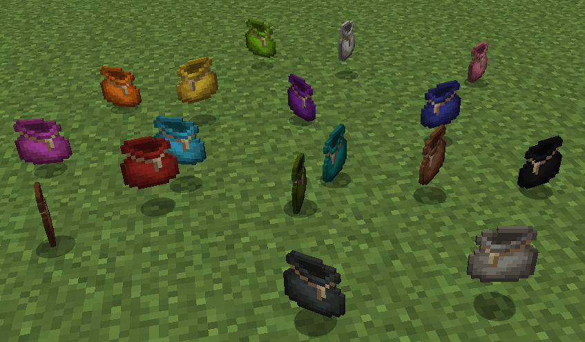 dyed sacks