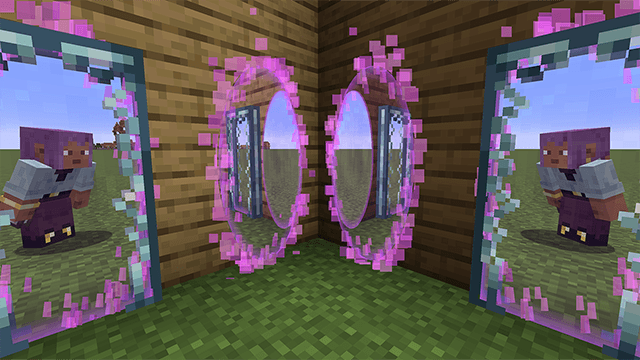 Create immersives portals using portal spell.