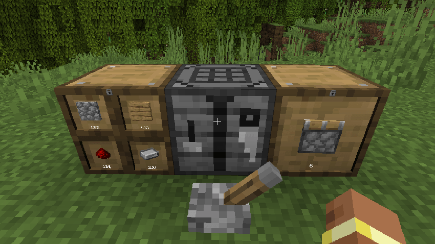 Inventory-connected crafter