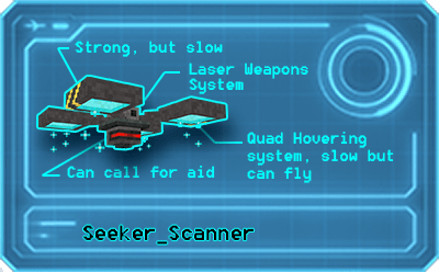 holographic image of the seeker_scanner bot with details