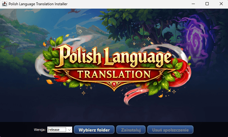 Polish Language Installer