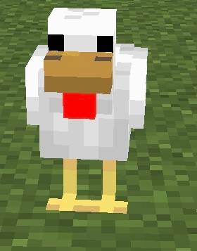 The OP Chicken Mob — Minecraft Bedrock addon, screenshot 1