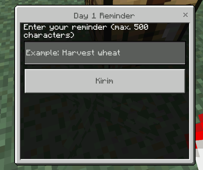 Calender Survival — Minecraft Bedrock addon, screenshot 4