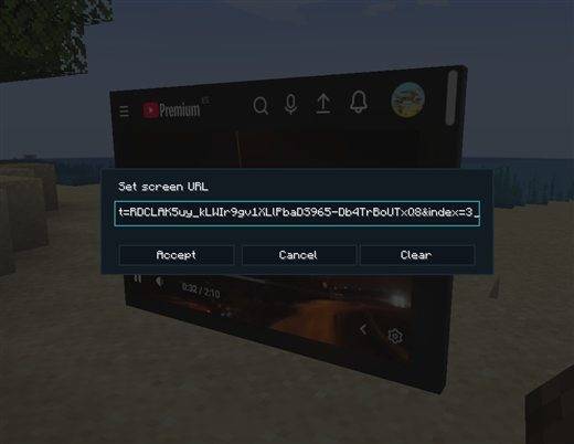Set screen URL