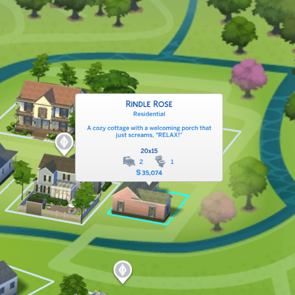 Vacant residential tooltip