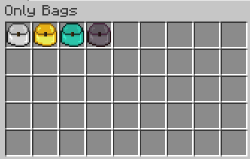 Only Bags - Minecraft Mods - CurseForge
