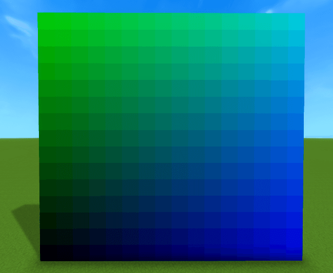 Rango de Color Azul-Verde