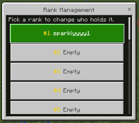 Rank Management