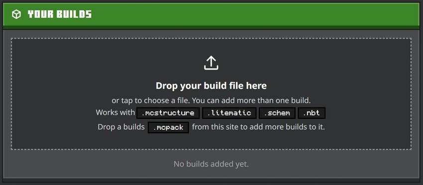 Drop your build file here