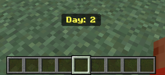 Calender Survival — Minecraft Bedrock addon, screenshot 1