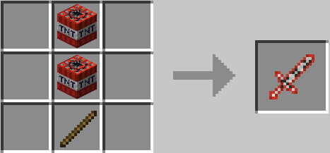 TNT Sword Recipe