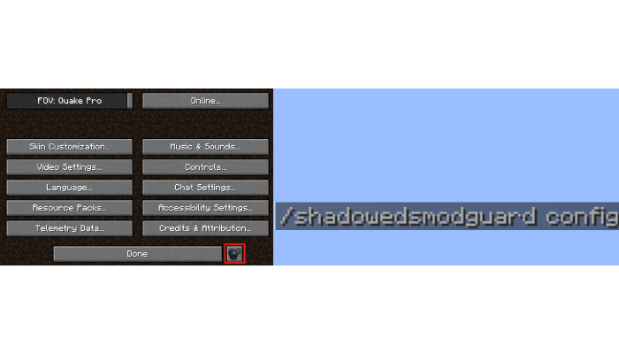 Example of access to config