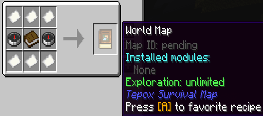 World Map Recipe