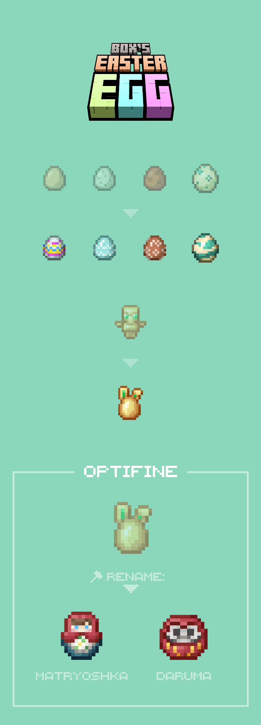 Box's Easter Egg Minecraft Texture Pack