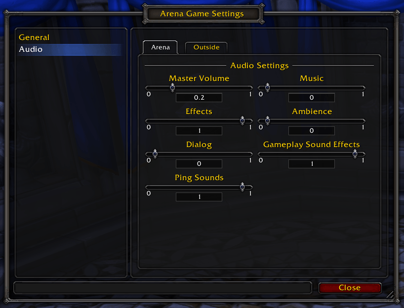 Audio Settings