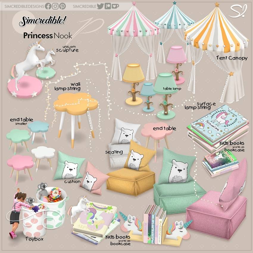 Princess Nook 🦄 - The Sims 4 Build / Buy - CurseForge