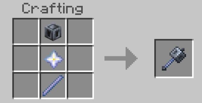 Harder Mace Recipe - Minecraft Bedrock Addons - CurseForge