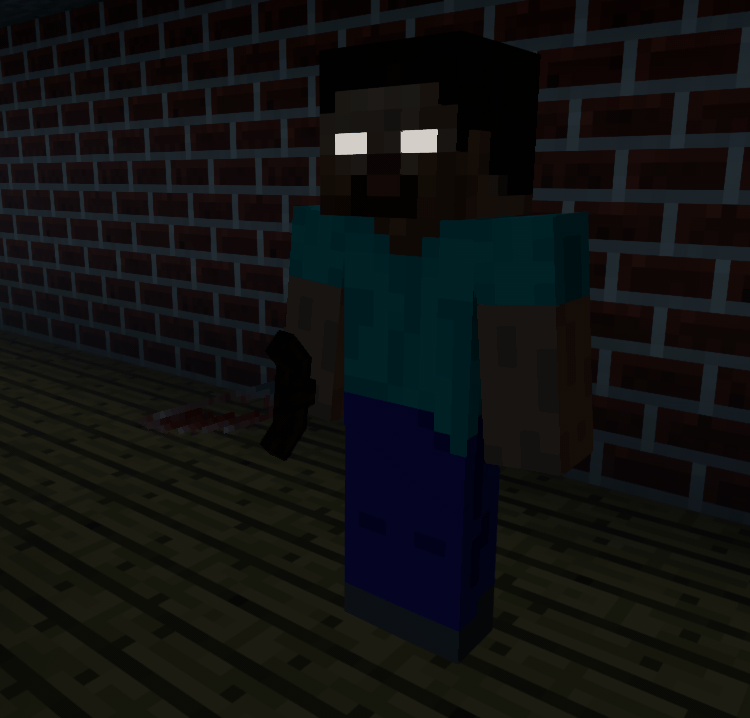 Knocker Holding Knife